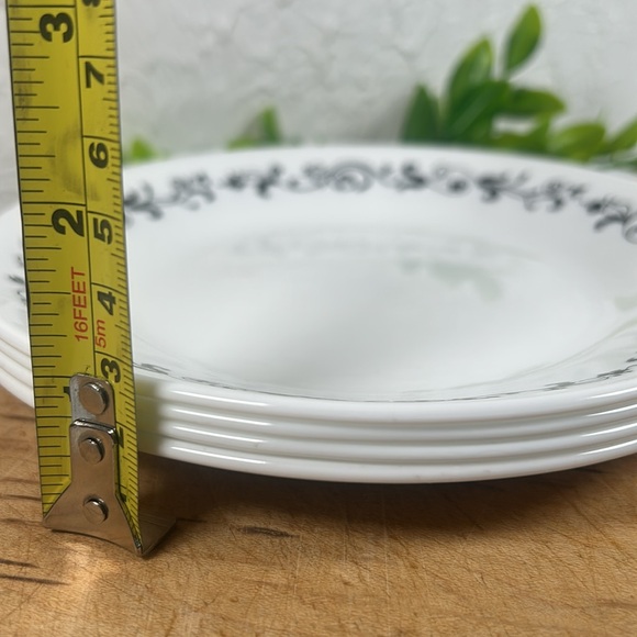 Corelle Garden Getaway Salad Lunchen Dessert Plates Set of 4 Sandwich Plates - Picture 9 of 10